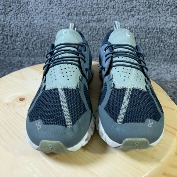 On Cloud 5 Running Shoes Mens Size 8 Blue Blue Gray Gym Training Sneakers - Picture 2 of 7
